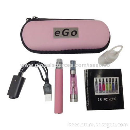 eGo Electronic Cig CE4 Trip Kit with CE4 Atomizer and 650/900/1,100mAh eGo-T Battery, USB Charger
